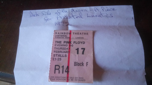 Original ticket stub pink - stub,