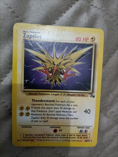 Zapdos rara prima - rara,