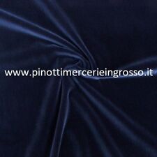 TESSUTO STOFFA VELLUTO SOFT AL METRO BLU / IN ALTEZZA CM 145