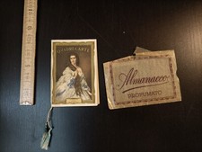 Calendario Calendarietto pubblicitario Arte Barbiere Genova vintage antico B6