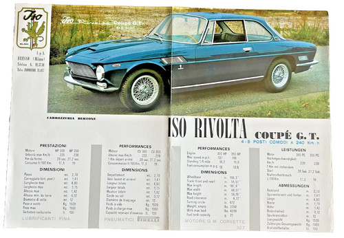 Brochure auto iso rivolta - iso,