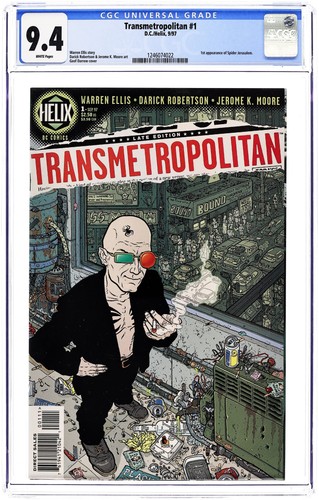 Transmetropolitan cgc 9 4 - transmetropolitan, #1