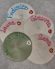 Tovagliette Personalizzabili Con Scritta In Tricotin 