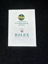 Rolex Certificate Punched