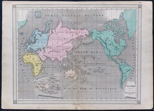 1880ca - Carta Geografica