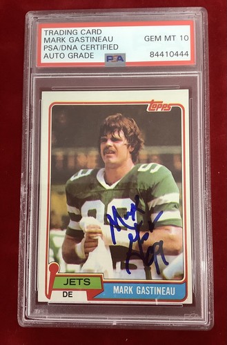 Mark gastineau firmato - mark, 1981