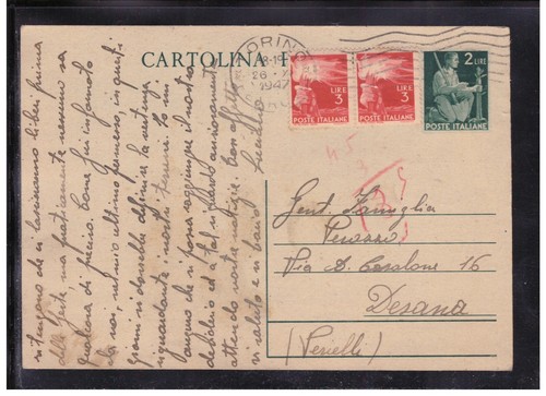 Cartolina postale lire - postale, 2
