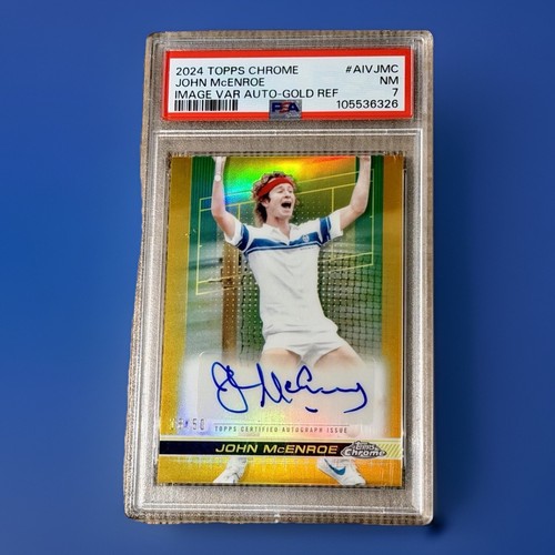 John mcenroe gold refractor - mcenroe,