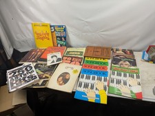 Pacchetto 19x Spartiti Vintage Libro Chitarra Pianoforte Organo 