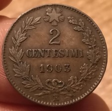 Moneta 2 Centesimi 1903