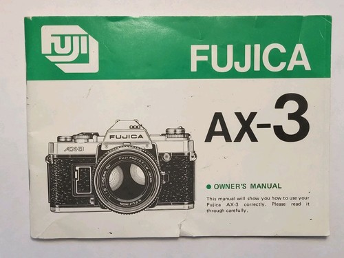 Manuale uso fujica 3 - manuale, d'uso