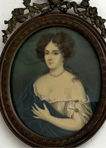 Miniature portrait print - miniature, of