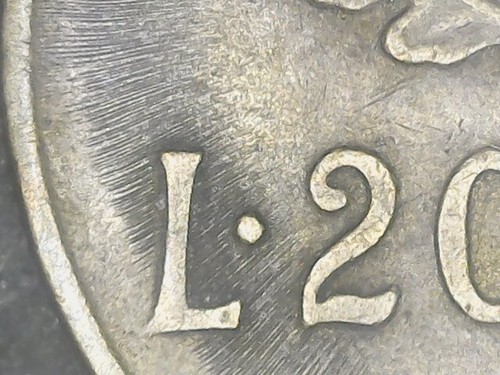Lire 1957 errore - 20,