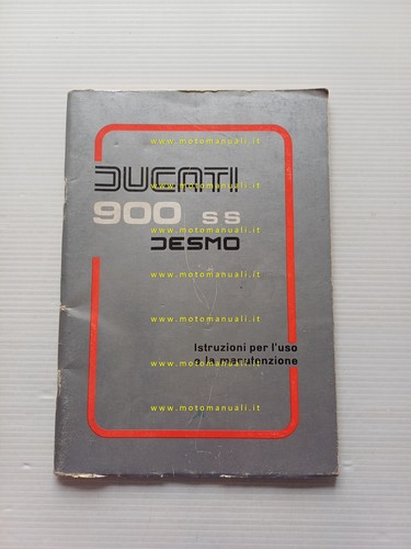 Ducati 900 1980 manuale - ducati, ss