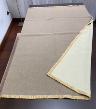 COPERTA TIPO SOMMA SINGOLA MARRONE VINTAGE ANNI '60-70 MISURA 140X180 cm CIRCA