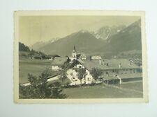 CARTOLINA VECCHIA VINTAGE AUSTRIA TIROL SCHONBERG IM STUBAITAL VALLE STUBAI