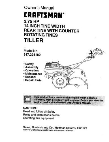 Manuale uso sears - d’uso,