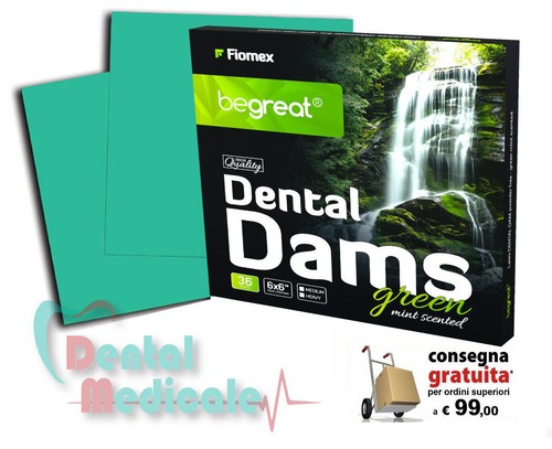 Diga dentale gomma in - dentale, di