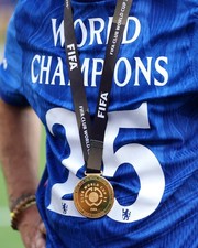 The Club World Cup 2025 Champions Medal Final Winner`s Medal Chelsea With Ribbon