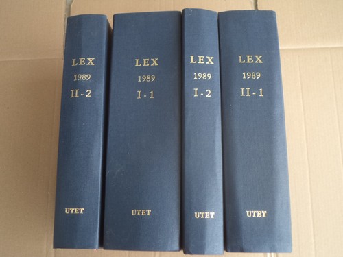 Lex utet legislazione italiana - legislazione,
