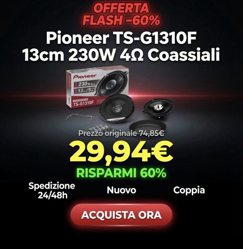 Pioneer g1310f coppia - ts-g1310f, casse