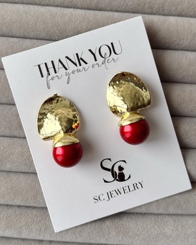 Zara style ball - ball, earrings
