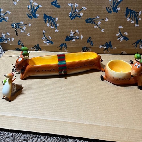 Mudd pie reindeer - mudd, ceramic