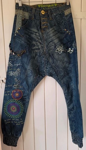 Jeans harem vintage desigual - vintage,