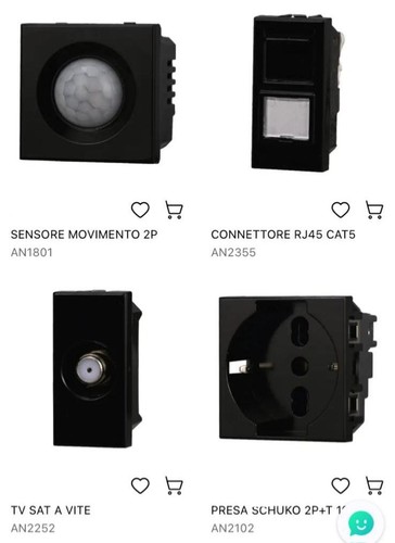 Interruttori prese usb - prese,