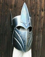 Elmetto medievale cavaliere da battaglia guerriero vichingo maschera facciale...