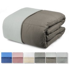 Trapunta Gabel Chromo Piumone invernale double face tinta unita puro cotone