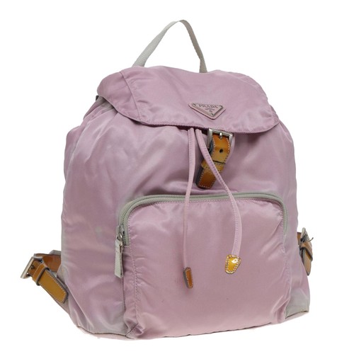Zaino prada nylon rosa - nylon,