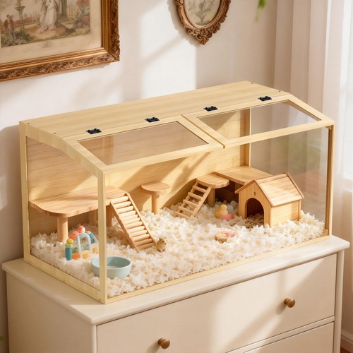Gabbia per roditori legno xxl - gabbia,