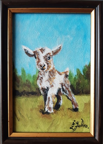 Dipinto olio originale baby - ad,