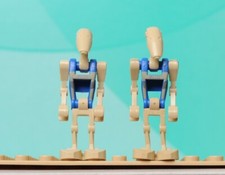 Lego Star Wars 2x sw0300 Battle Droid Pilot with Blue Torso - set 7929 75086