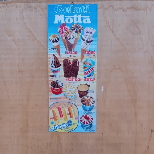 Insegna tabella gelati - tabella,