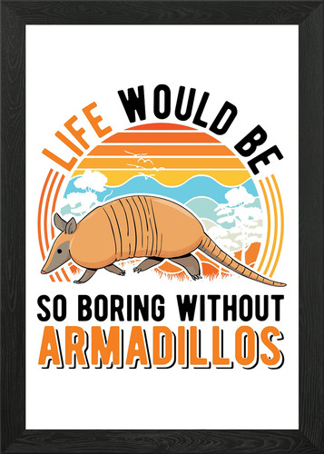 Armadillo regalo corniciato - armadillo,