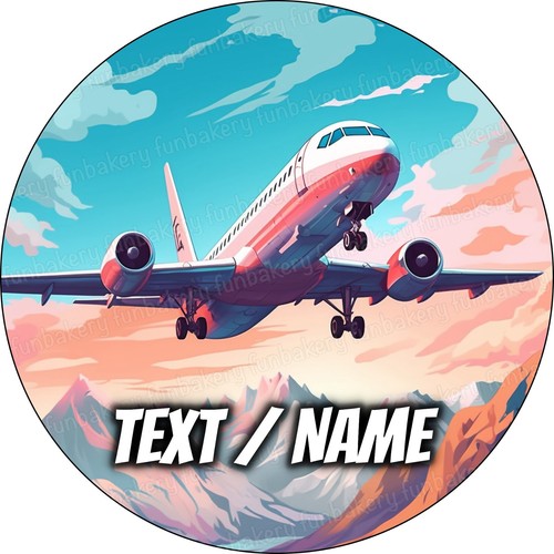 Cake topper viaggio aereo