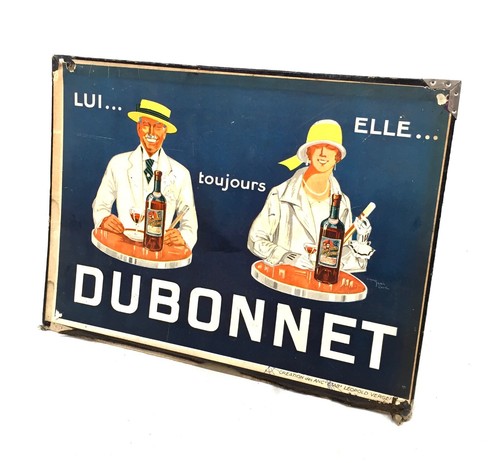 Antique advertising french - -,
