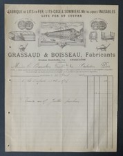 Fattura 1906 LETTO ANGOULEME