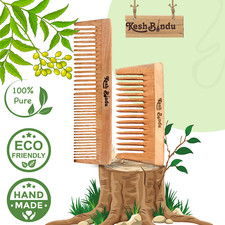 Neem Wooden Comb Wide Teeth