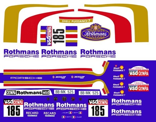 185 rothmans porsche - rothmans,