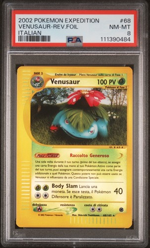 Pokemon venusaur 165 psa 8 - venusaur,