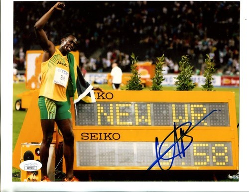 Usain bolt foto autografata - bolt,