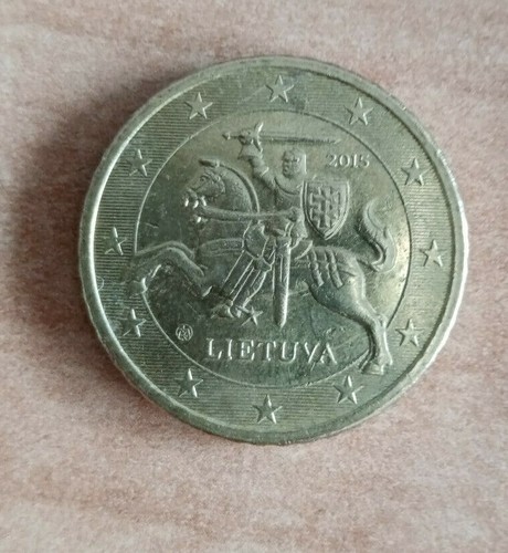 Cents 2015 lithuania - 50, knight