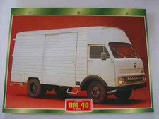 Carte fiche camion porteur - carte, om