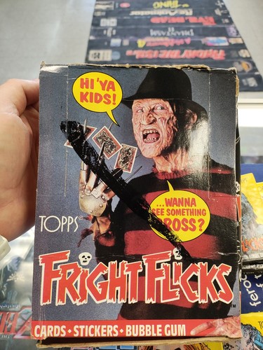 Topps fright flicks box 1988 - topps,