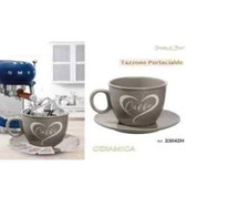 TAZZA PORTA CIALDE CAFFE TAZZE IN CERAMICA TAZZONE 23CM CASA UFFICIO HOTEL 23042