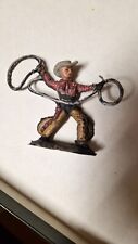xiloplasto soldatino Cowboy Con il Lazo  a piedi