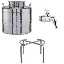 Bidone fusto inox - per, olio